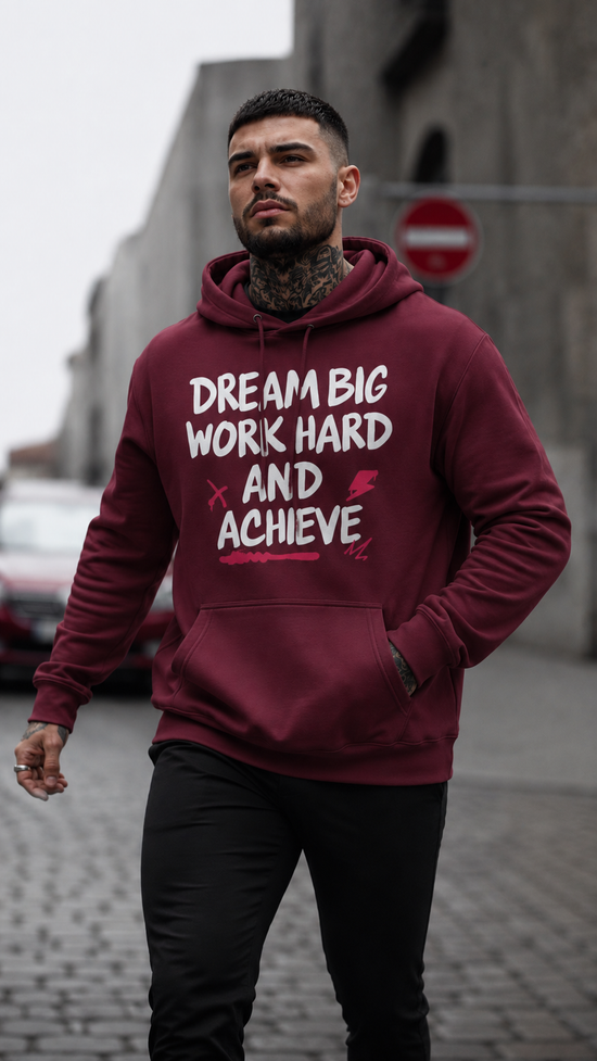 EYO Premium Achieve Hoodie | Motivational Streetwear Hoodie