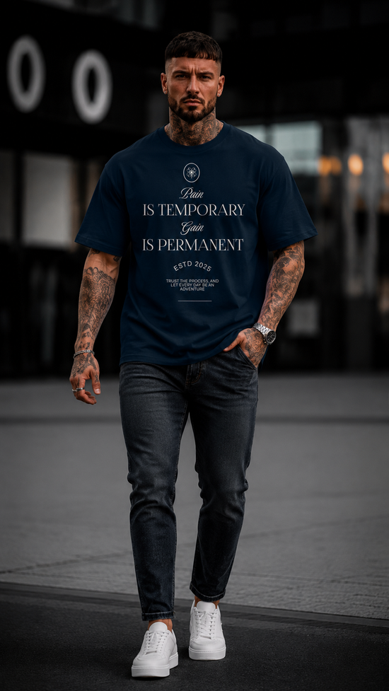 T-shirt EYO Premium Permanent Gains | T-shirt streetwear de motivation