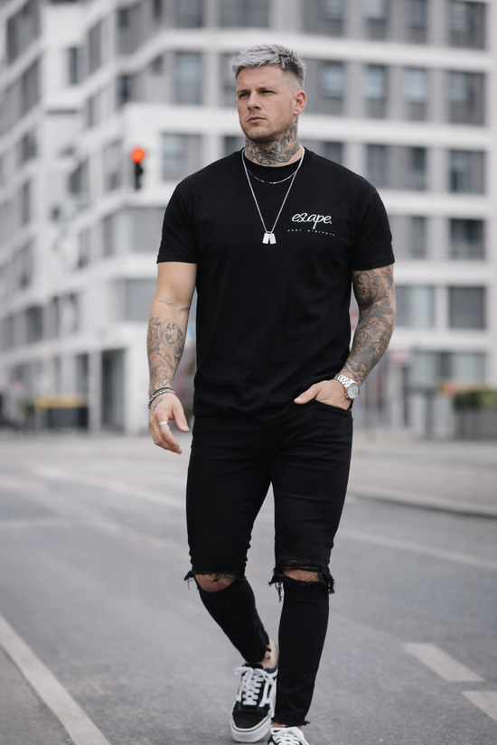 EYO Premium Embroidered Logo Tee | Embroidered Design & Modern Streetwear Bold Comfort Style