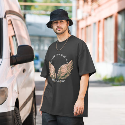 oversized faded t-shirt